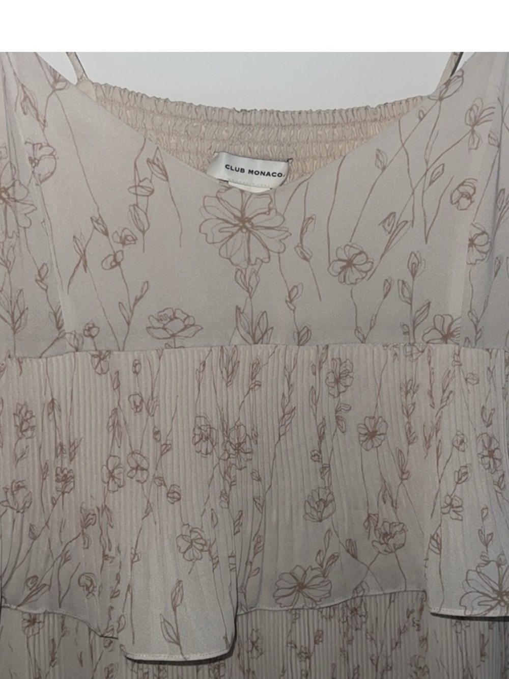 Club Monaco Pleated Tiers Occasion Dress, NWOT - Picture 6 of 9